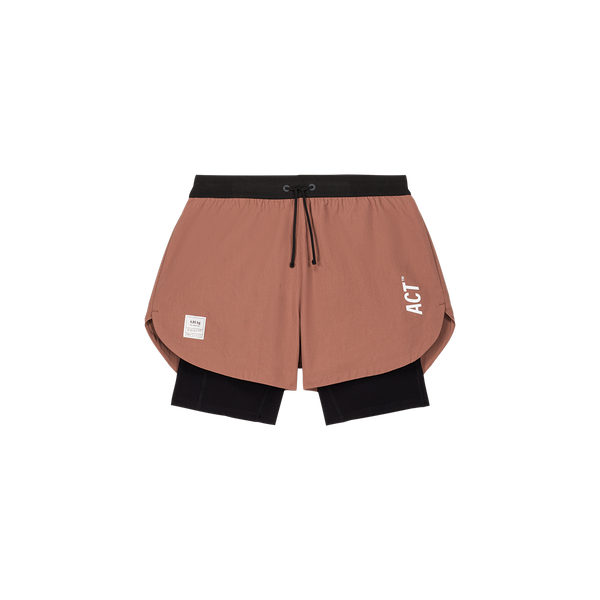 ShellLight - 2in1 Shorts - Men - Terracotta – ACT Running